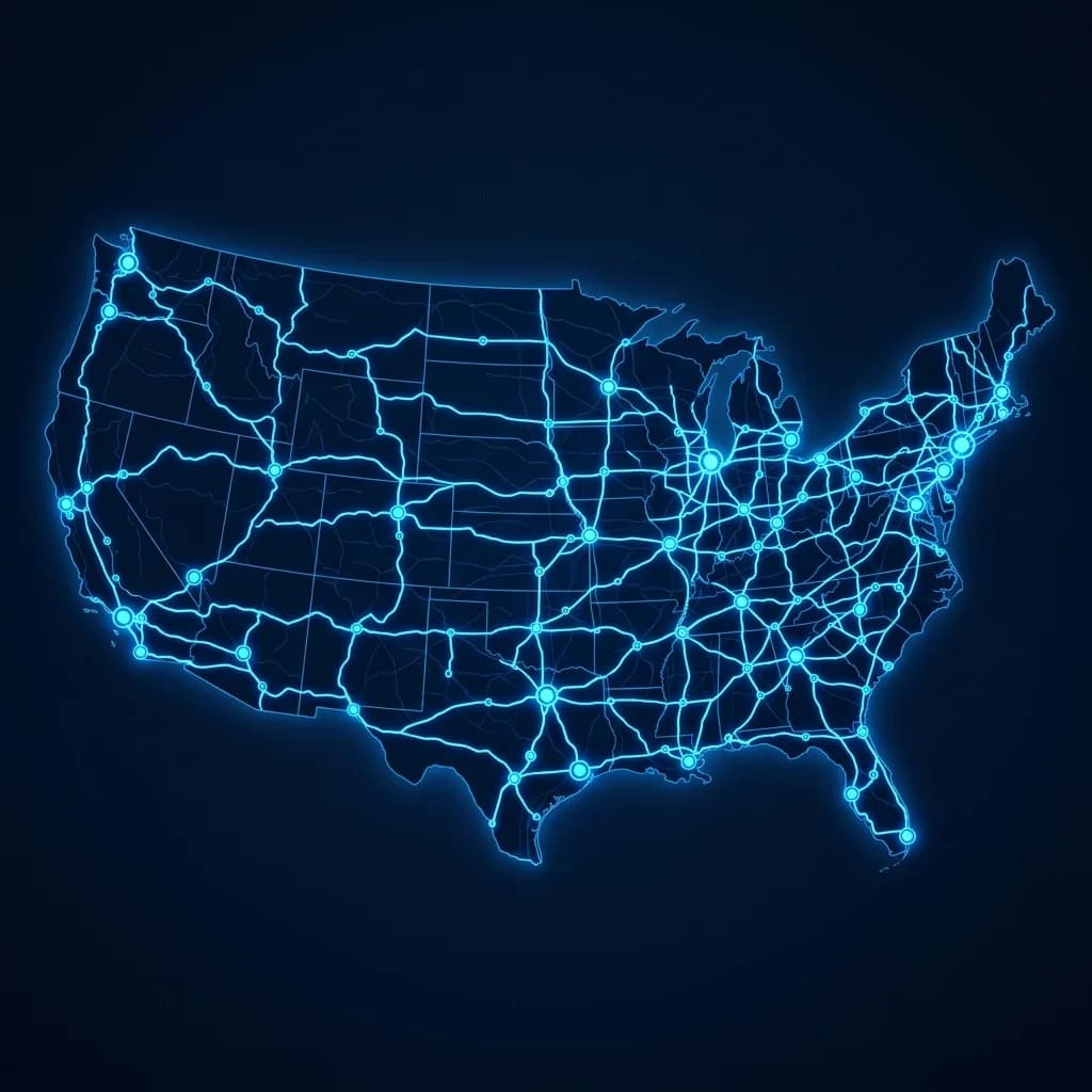 ZI Logistics USA freight network